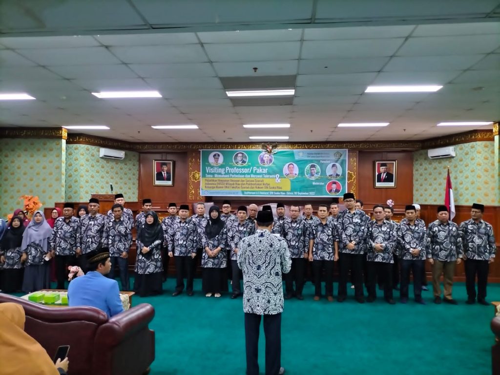 HISSI UIN Suska Riau Dilantik, Tekankan Pentingnya Toleransi Beragama