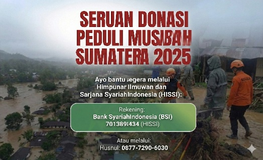 Tangis Sumatera, Aksi Nyata HISSI Gelorakan ‘Fiqh Sosial’ Membasuh Luka Bencana 2025